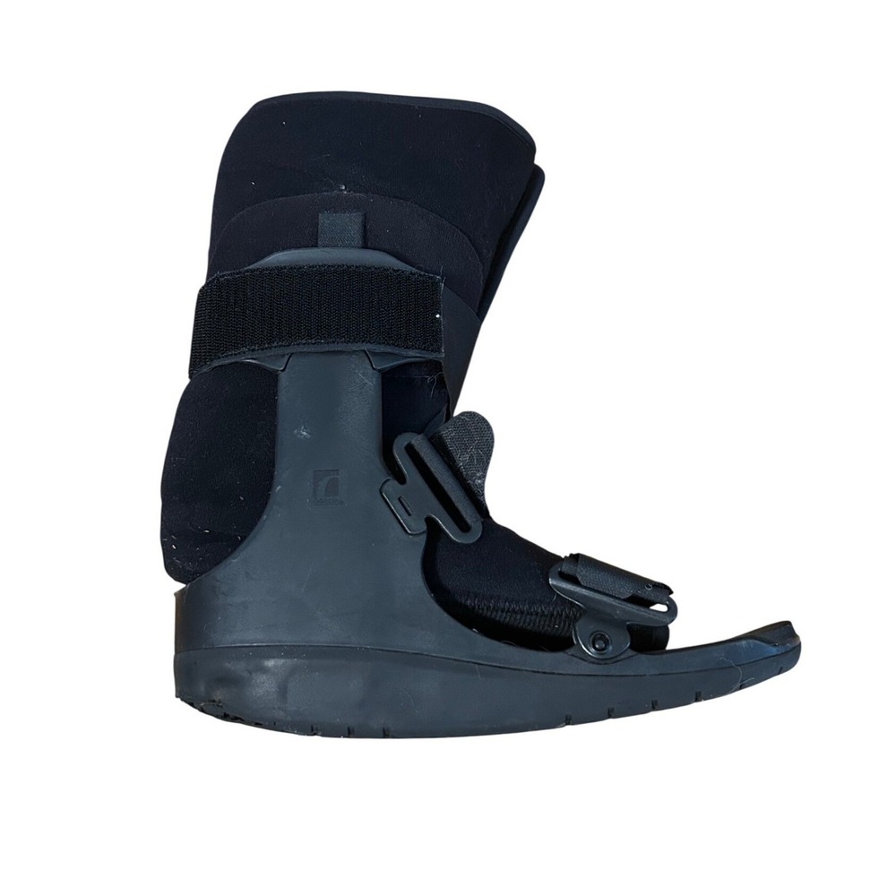 Ossur Form Fit‎ Air Walker Boot Large Black Pneumatic Walking Brace Foot Ankle